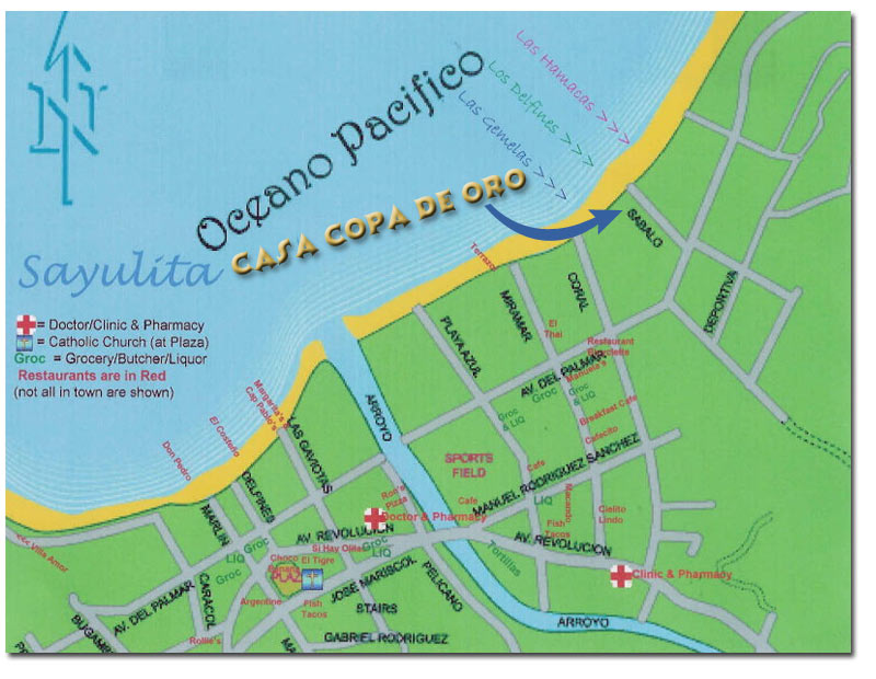 Map of Sayulita
